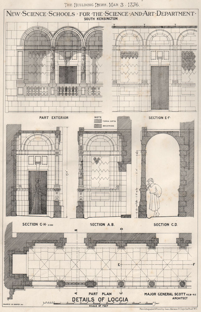 Science Schools. Science & Art Department, South Kensington; Maj-Gen Scott 1875
